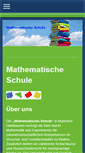 Mobile Screenshot of mathematische-schule.de